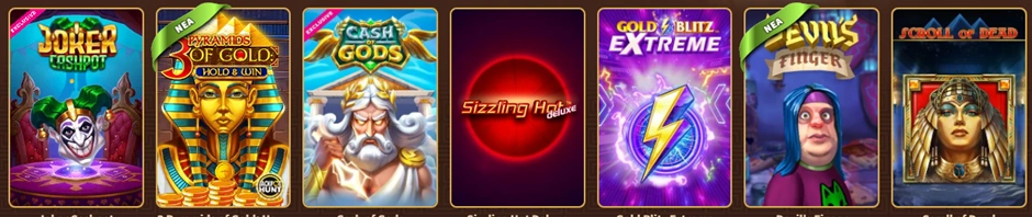 Ποικιλία Παιχνιδιών στο My Empire Casino